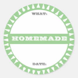 Adesivo pote de conserva caseiro escrever em pastel fofo