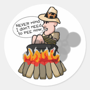 Adesivo Pote de Cozinhar canibal