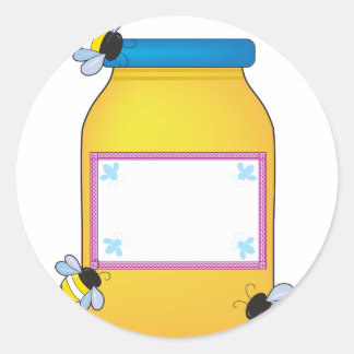 Adesivo Pote de mel