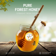 Pote de Mel Abelha Mel Colmeia Apiário