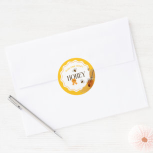 Adesivo Pote de Mel Abelha Mel Colmeia Apiário