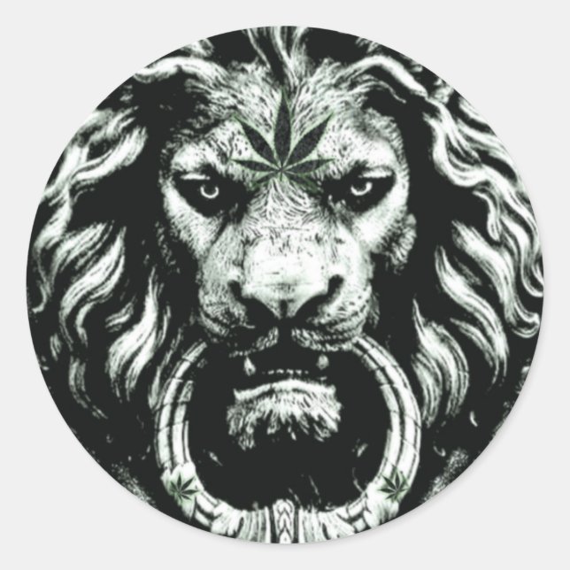 Adesivo Pote Leaf Lion Sticker (Frente)