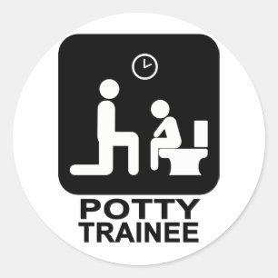 Adesivo Potty Trainee Stckers