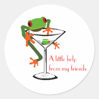 Adesivo Pouca ajuda de meus amigos