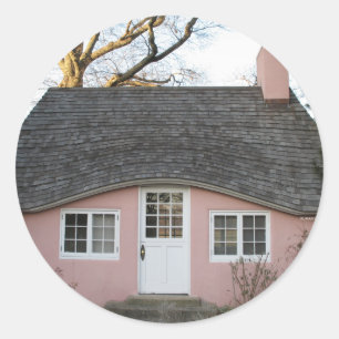 Adesivo Pouca casa cor-de-rosa