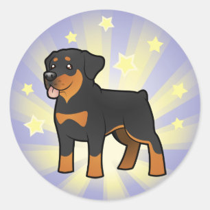 Adesivo Pouca estrela Rottweiler