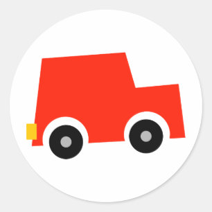 Adesivo Pouco carro vermelho