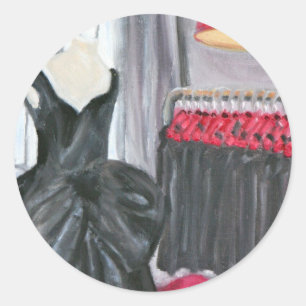 Adesivo "Pouco vestido preto "