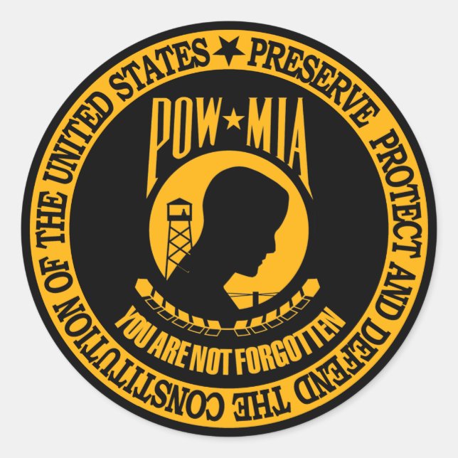 ADESIVO POW-MIA (Frente)