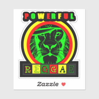 Adesivo Powerful Reggae