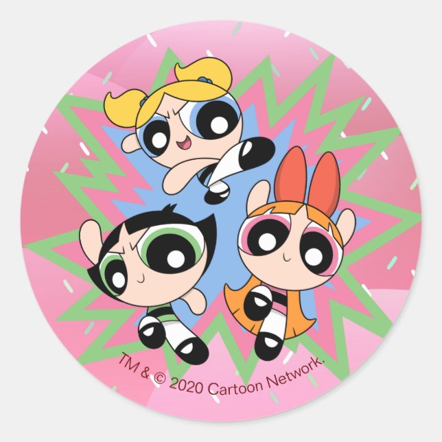 Adesivo Powerpuff Girls Powfator (Frente)