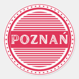 Adesivo Poznan City Pride Emblem – Polish Identity