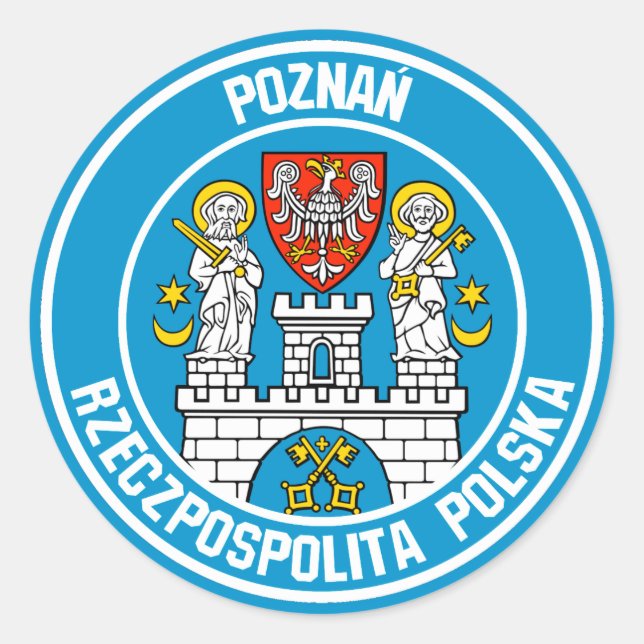 Adesivo Poznań Round Emblem (Frente)