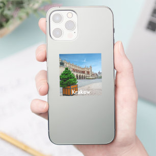 Adesivo Praça principal na cidade antiga de Cracóvia, Polô