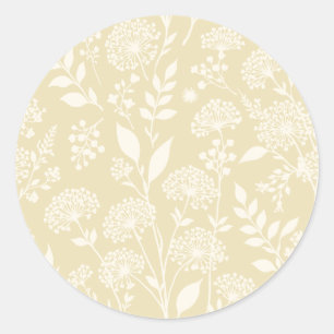 Adesivo Prado de Dente-de-Leão Neutro - Trigo Dourado