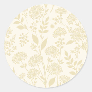 Adesivo Prado de Dente-de-Leão Trigo Dourado - Neutro