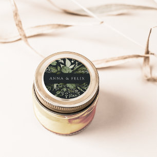 Adesivo Prado de inverno Casamento Botânico Personalizad