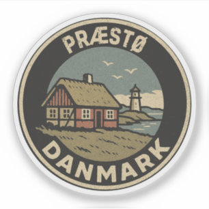 Adesivo Præ stø, Dinamarca Danmark