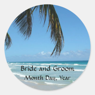 Adesivo Praia - Água Azul e Areia Branca