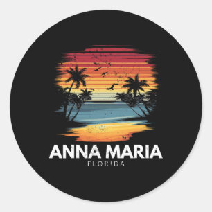 Adesivo Praia Anna Maria Flórida Prancha de Surfe Surf Vin