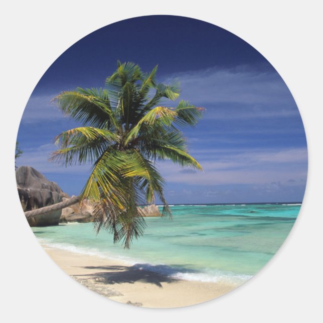 Adesivo Praia Anse Sourse D'Argent, La Digue (Frente)