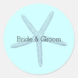 Adesivo Praia azul da estrela do mar