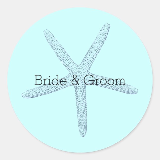 Adesivo Praia Blue Starfish (Frente)