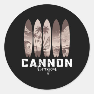 Adesivo Praia Cannon Oregon Surfboard Homens Mulheres Surf