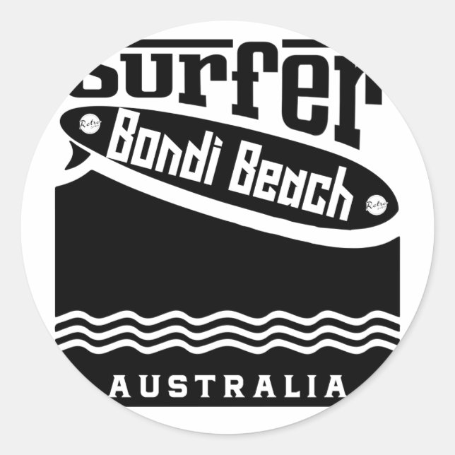 Adesivo Praia de Bondi (Frente)