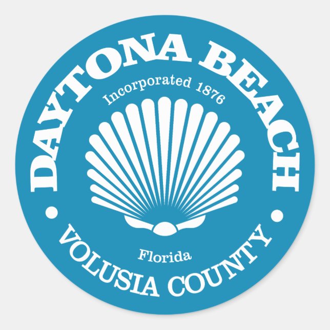 Adesivo Praia de Daytona (concha) (Frente)