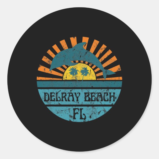Adesivo Praia de Delray (Frente)