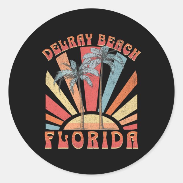 Adesivo Praia de Delray _2  (Frente)