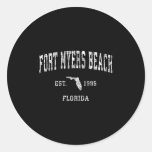 Adesivo Praia de Fort Myers Flórida Fl Esporte Atlético Vi