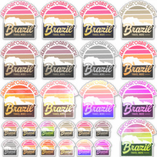 Adesivo Praia de Jericoacoara Brasil