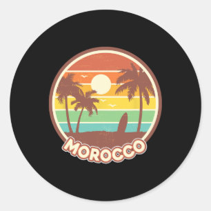Adesivo Praia de Marrocos Gif de Lembrança de Surf Legal e