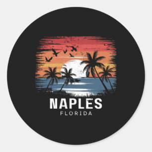 Adesivo Praia de Nápoles Flórida Surfe Surfista