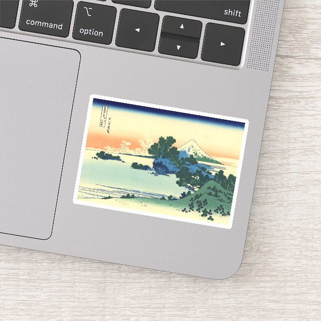 Adesivo Praia de Shichiri na província de Sagami (Detalhe)