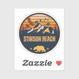 Adesivo Praia de Stinson, Califórnia