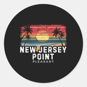 Adesivo Praia de Surfboard Point Pleasant Nova Jersey