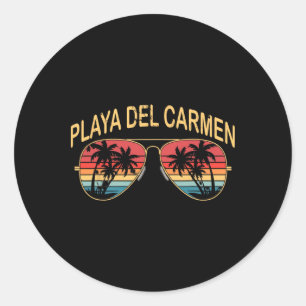 Adesivo Praia Del Carmen México Homens Mulheres Lembrança