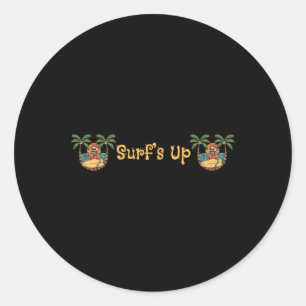 Adesivo Praia Engraçado Sol Surfe Esqueleto Jacksonville B