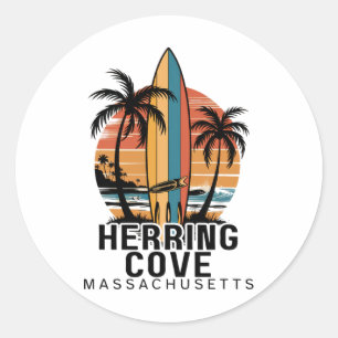 Adesivo Praia Herring Cove Machusetts Surfe Surfe _1