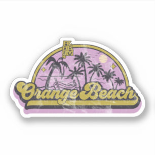 Adesivo Praia Laranja, Alabama