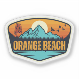 Adesivo Praia Laranja, Alabama
