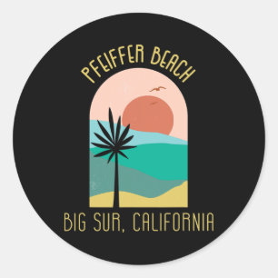 Adesivo Praia Pfeiffer Big Sur Califórnia - Férias Boho