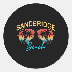 Adesivo Praia Sandbridge Virginia Homens Mulheres Lembranç