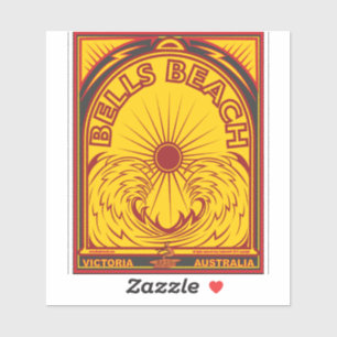 ADESIVO PRAIA SURFANDO AUSTRÁLIA DOS SINOS