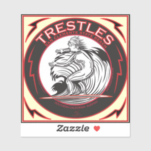 ADESIVO PRAIA SURFANDO CALIFÓRNIA DO SAN ONOFRE DOS