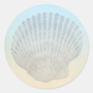 Adesivo Praia tropical do Seashell