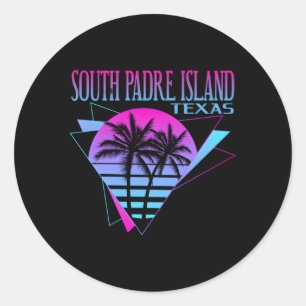 Adesivo Praia Vaporwave, Ilha do Padre Sul
